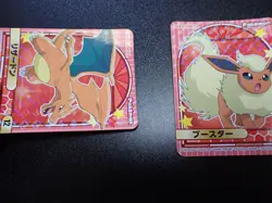 Pokemon Card Marumiya Holo Sticker x2 Charizard No.12 & Flareon No.29 #5561 - Image 5