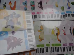 Pokemon Musical Note Card Complete x70 Charizard Blastoise Venusaur Gengar etc#5 - Image 5