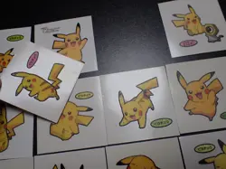 Pokemon Card Daiichi Bread Promo Sticker Pikachu x15 SET #4625 - Image 3