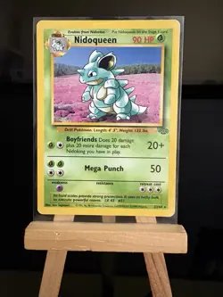 NIDOQUEEN - 23/64 Jungle Set WotC - MP - Regular Rare - Pokemon TCG Card - Image 1