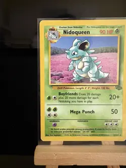 NIDOQUEEN - 23/64 Jungle Set WotC - MP - Regular Rare - Pokemon TCG Card - Image 2