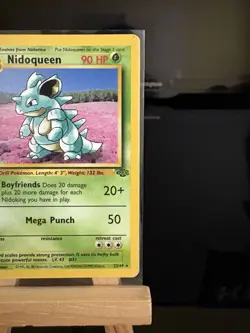 NIDOQUEEN - 23/64 Jungle Set WotC - MP - Regular Rare - Pokemon TCG Card - Image 3