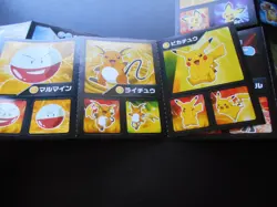 Pokemon Card Coris Promo Non Holo Sticker x4 Pikachu Pichu etc #3991 - Image 2