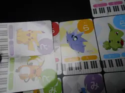 Pokemon Music Musical Note Card x9 Pikachu Tyranitar Dragonite Evolutions #3510 - Image 2