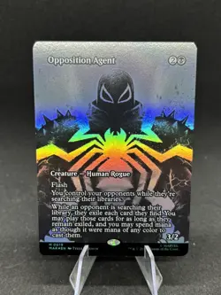 Opposition Agent (Borderless Foil) Marvel Universe Spiderman MTG - NM 🔥 - Image 1
