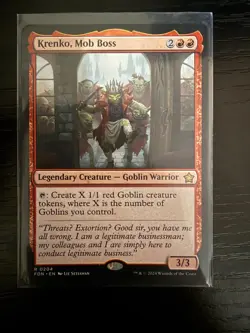 Krenko, Mob Boss - Foundations | MTG Card - Image 1