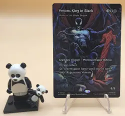 MTG Spider-Man - Venom, King in Black (Skithiryx, Blight Dragon) Borderless FOIL - Image 1