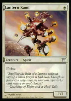 Lantern Kami - Light Play MTG Champions of Kamigawa - Image 1