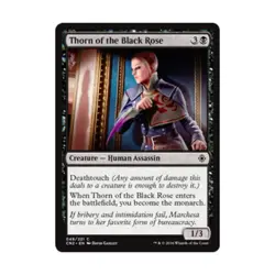 WOTC MtG Conspiracy Thorn of the Black Rose (U) (Foil) NM - Image 1