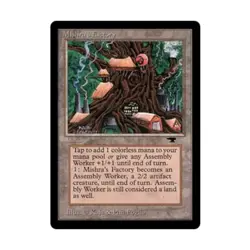 WOTC MtG Antiquities Mishra's Factory - Summer (R) EX - Image 1