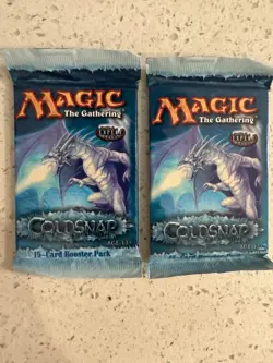 MTG: 2x COLDSNAP Factory Sealed Booster Packs from Box - 2 Packs Magic - English 653569170303 - Image 1