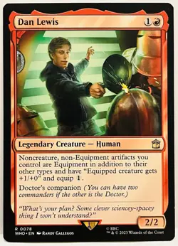Dan Lewis -#78-MTG-Universes Beyond: Doctor Who-Regular-LP - Image 1