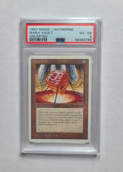 MTG Mana Vault 1993 Unlimited PSA 4 VG-EX Vintage Magic The Gathering Card RARE - Image 1