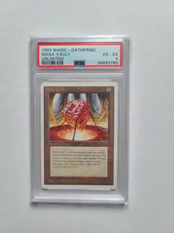 MTG Mana Vault 1993 Unlimited PSA 4 VG-EX Vintage Magic The Gathering Card RARE - Image 2