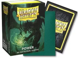 Dragon Shield Matte Dual Power Sleeves 100ct - Standard Size - MTG Pokemon TCG - Image 1