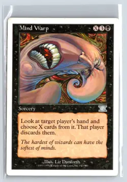 Mind Warp Sixth Edition Uncommon - MTG Magic the Gathering Card - Image 1