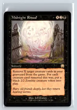 Midnight Ritual - Mercadian Masques - MTG Magic the Gathering Card - Image 1