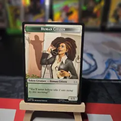 Human Citizen | Treasure Double Sided Token [Marvel's Spider-Man] MTG - Image 2