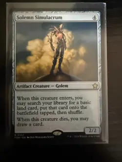 mtg solemn simulacrum foundations - Image 1