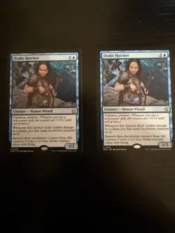 Drake Hatcher NM RARE Foundations [FDN] MTG #0035 Blue Near Mint Regular - Image 1