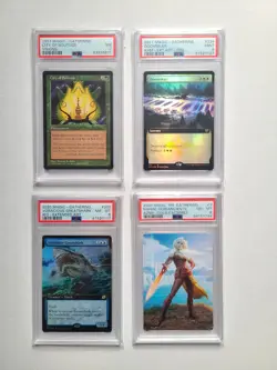 MTG Lot of 4 PSA Graded Cards City of Solitude, Doomskar, Nahiri, Greatshark - Image 1