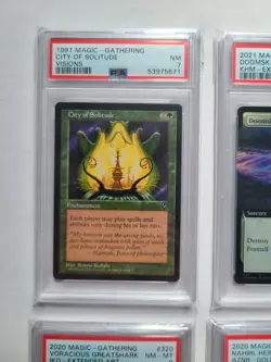 MTG Lot of 4 PSA Graded Cards City of Solitude, Doomskar, Nahiri, Greatshark - Image 3
