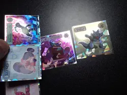 Pokemon Wafer Promo Holo Sticker x9 Gengar Rhydon etc #4668 - Image 5