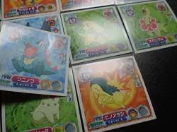 Pokemon Amada ADV Sticker Non Holo x30 Espeon Vaporeon Pikachu etc #5074 - Image 5