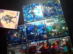 Pokemon Wafer Promo Holo Sticker x9 Lucario Scyther Cinderace etc #4664 - Image 2