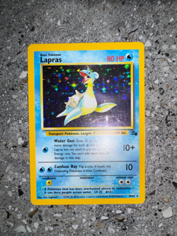 Pokemon TCG Cards Lapras 10/62 Fossil Holo Rare LP - Image 4