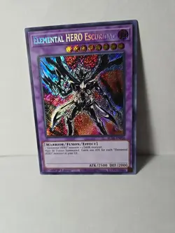 Yugioh Elemental HERO Escuridao BLAR-EN056 Secret Rare Near Mint 1st Edition - Image 1
