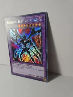 Yugioh Elemental HERO Escuridao BLAR-EN056 Secret Rare Near Mint 1st Edition - Image 2