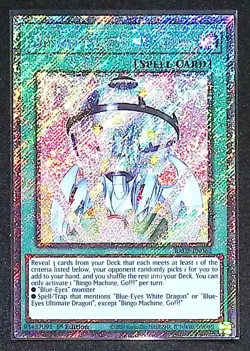 Bingo Machine Go!!! - RA02-EN062 - Platinum Secret Rare - 1st Edition Yugioh - Image 1