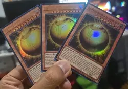 * 3X THE WINGED DRAGON OF RA - SPHERE MODE 3X * SUPER ULTRA RA01-EN007 YUGIOH - Image 1