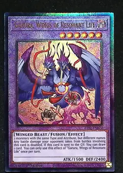 Garura, Wings of Resonant Life - RA02-EN024 - Ultimate Rare - 1st Edition Yugioh - Image 1