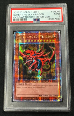 Yugioh Slifer the Sky Dragon PSA 9 QCSE-Attribute Error - Image 1