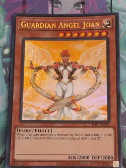 Yugioh 1x Guardian Angel Joan IOC-EN087 Invasion of Chaos 25th Anniversary NM - Image 1