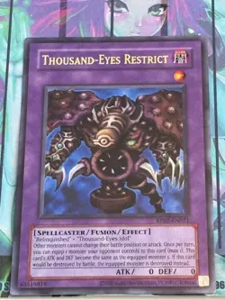 Yugioh 1x Thousand-Eyes Restrict RP02-EN021 Retro Pack 2 2020 Reprint Ultra NM - Image 1