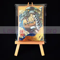 Yugioh - Blue Eyes White Dragon Foil Card Sleeves 63mm X 90mm 60ct - Image 1