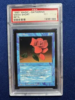MTG Beta Limited Edition Mana Short PSA 8 Nm-Mt 1993 Original English - Image 1