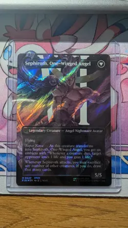 Sephiroth, Fabled Soldier (Borderless) (Surge Foil) (0527) Final Fantasy Foil - Image 2