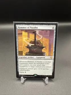 Magic: The Gathering Artifact Hammer of Nazahn Rare Regular - Image 1