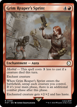 Grim Reaper's Sprint #58 | Near Mint | Fallout Magic MTG - Image 1