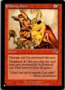 Flaring Pain The List MTG NM - Image 1