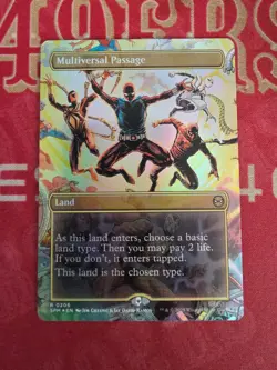 Magic The Gathering Multiversal Passage (Borderless) Marvel's Spider-Man Foil - Image 1