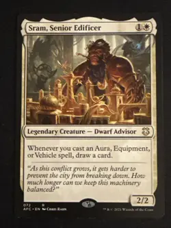 1x Sram, Senior Edificer (72) Commander: Adventures in the Forgotten Realms LP - Image 1