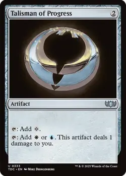 Talisman of Progress [Tarkir: Dragonstorm] MTG - Image 1