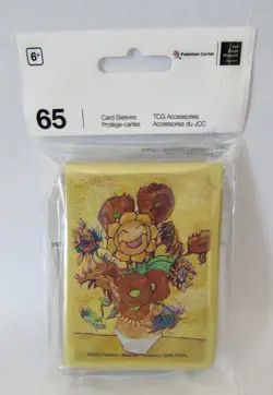 Pokemon Center x Van Gogh Museum 65 Card Sleeves Sunflora Inspired By Sunflowers - Image 2