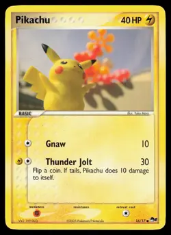 Pikachu 16/17 Common Pokemon POP Series 2 MP - Image 1