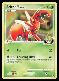 Scizor 48/111 Uncommon Pokemon Rising Rivals MP - Image 1